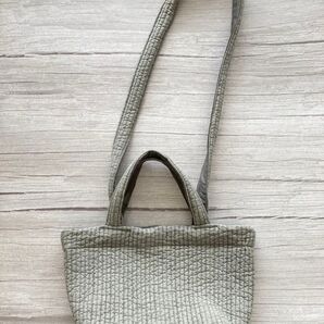 現品セール 韓国 ヌビバッグ イブルバッグ キルト 2way ショルダーバッグ ハンドメイド グレー