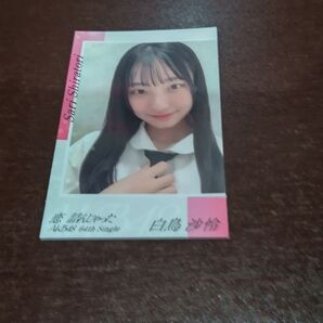 白鳥沙怜 AKB48 恋 詰んじゃった セルフィーステッカー