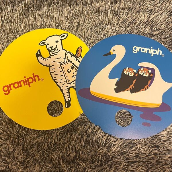 【新品】グラニフ graniph うちわ 2種類