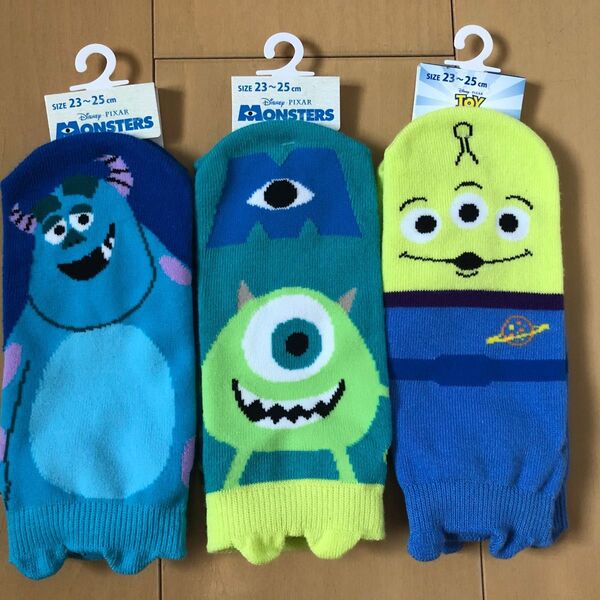 キャラクター ソックス Disney 3足セット