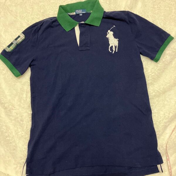 POLO RALPH LAUREN ビッグポニー 半袖 ポロシャツ ポロラルフローレン ネイビー