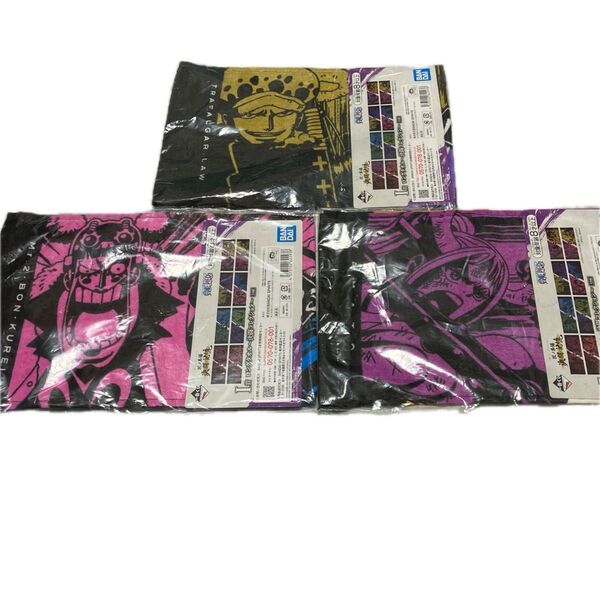 未使用 一番くじ ONE PIECE ロングタオル〜決闘コレクション〜 3枚