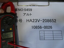 H16年　アルト　HA23V　ダイナモ　 オルタネーター　F6A　31400-73H0　電圧テストOK_画像5
