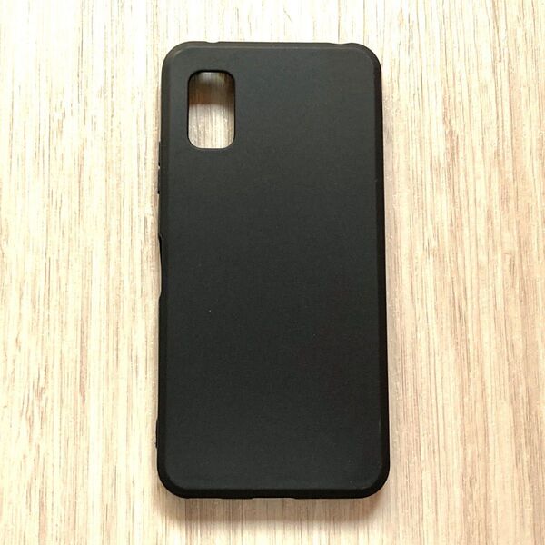 【値下げ不可】AQUOS wish3 ソフト ケース カバー ストラップホール ブラック NO233 -5