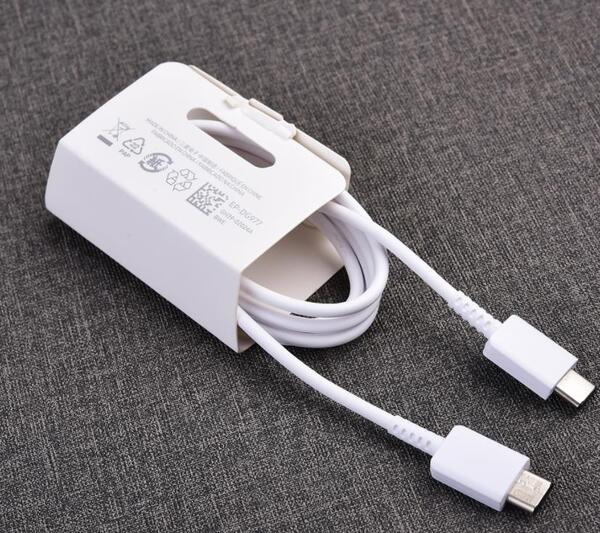 2本セット USB Type-C to Type-C ケーブル PD対応 5A クイックチャージ 急速充電 TypeC USB-C 充電 ホワイト
