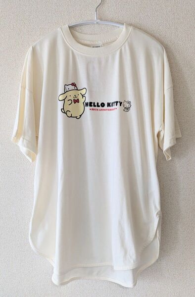Tシャツ L ハローキティ 50周年記念 ポムポムプリン サンリオ 半袖