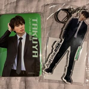 新品 超特急 くじラック タクヤ 草川拓弥 アクリルキーホルダー 缶バッジ 2点セット