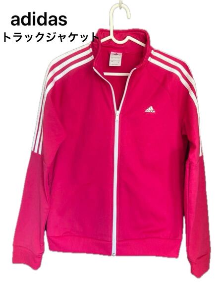 新品未使用 定価7900円 adidas アディダス トラックジャケット ジャケット ジャージ ピンク パフォーマンスロゴ