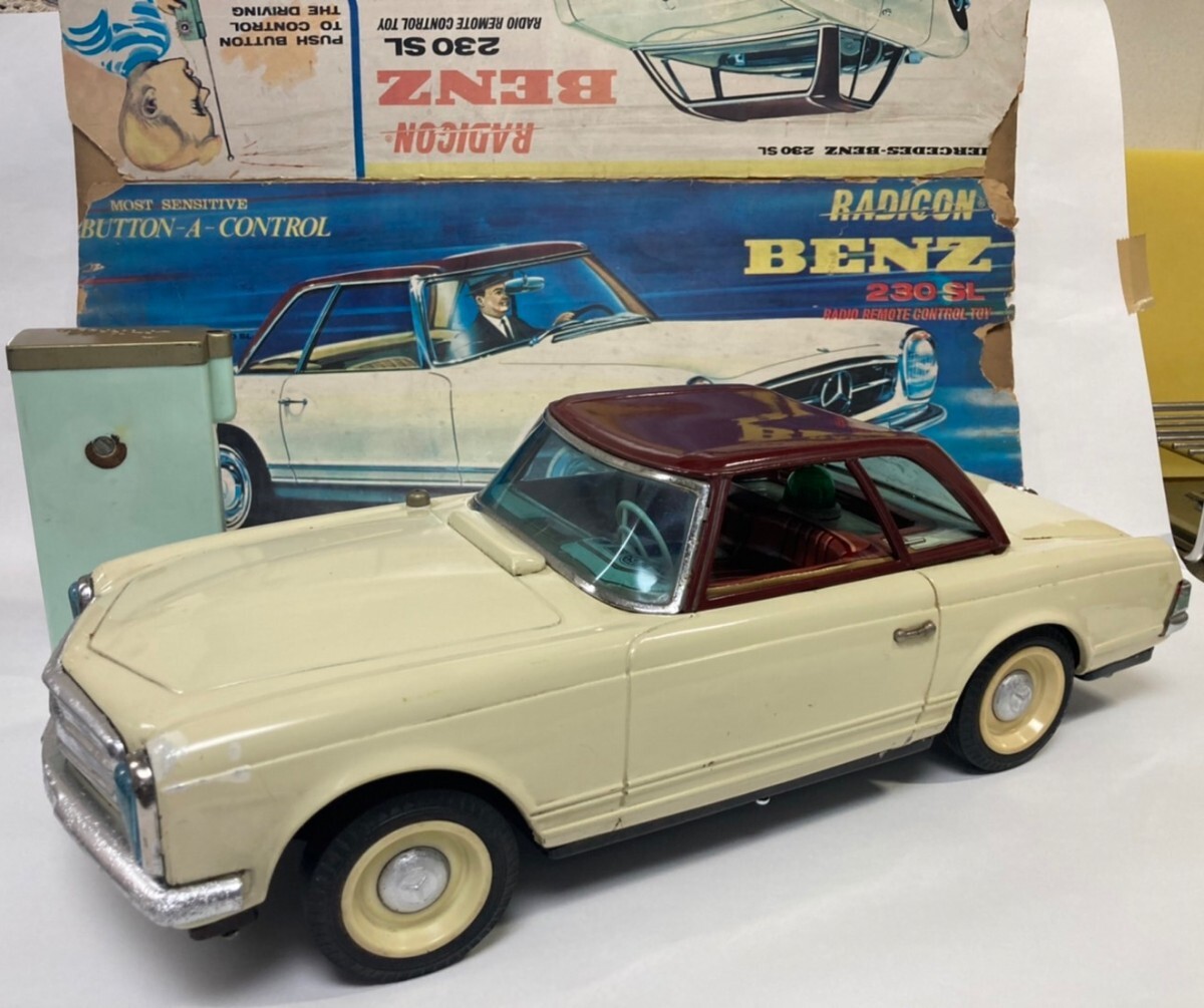 増田屋 マスダヤ メルセデスベンツ230SL ブリキ ラジコン ジャンク 箱有り 参考買取価格 ｜買取専門店 環七ホビー
