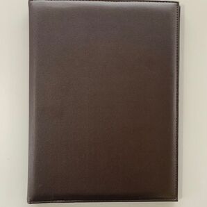 A4クリップボード バインダー PUレザー ダークブラウン