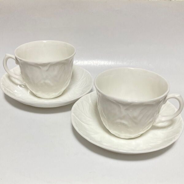 WEDGWOOD COUNTRYWARE カップ&ソーサー 2客 廃盤 ペアマグ インテリア 骨董 当時物