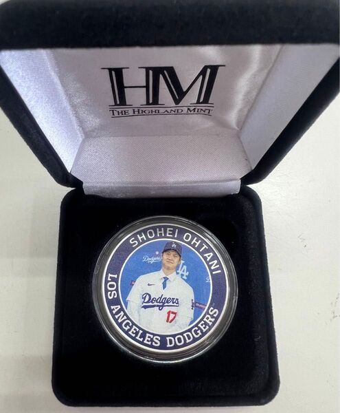 大谷翔平 ロサンゼルスドジャース 入団記念コイン SHOHEI OHTANI LADODGERS SILVER MINTCOIN