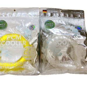 新品 PCMクーラー ネッククーラー Sサイズ 2点セットホワイトイエロー 2袋