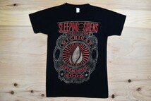 00'sUSA古着 SLEEPING WITH SIRENS バンドTシャツ sizeXS 黒 ケリンクイン 海外 ポストハードコア ロック アメリカ フロリダ ONE OK ROCK_画像1