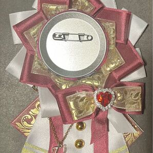 痛ロゼット 白×薄紅色