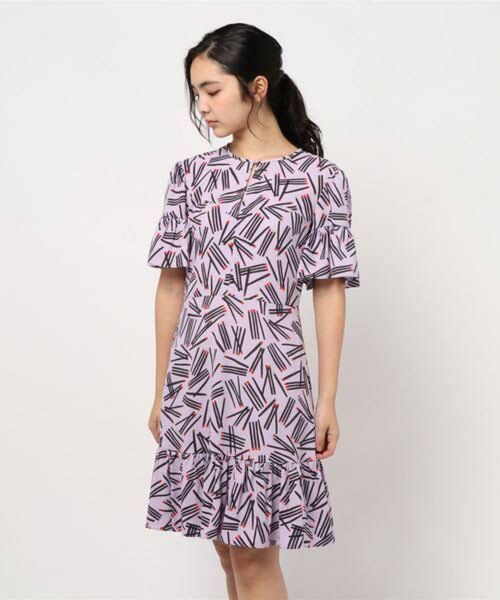 kate spade ケイトスペード ワンピース マッチ柄