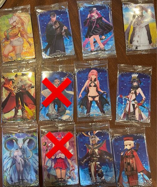 Fate/GrandOrder FGO ウエハース 10枚セット