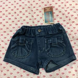 新品 eab デニムショートパンツ 90