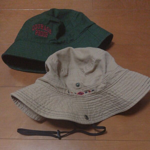 ハット 帽子 バケットハット EDWIN WEGO 2個セット レディース ジュニア