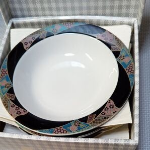 値下げ 加賀友禅 食器 4枚 直径21センチ