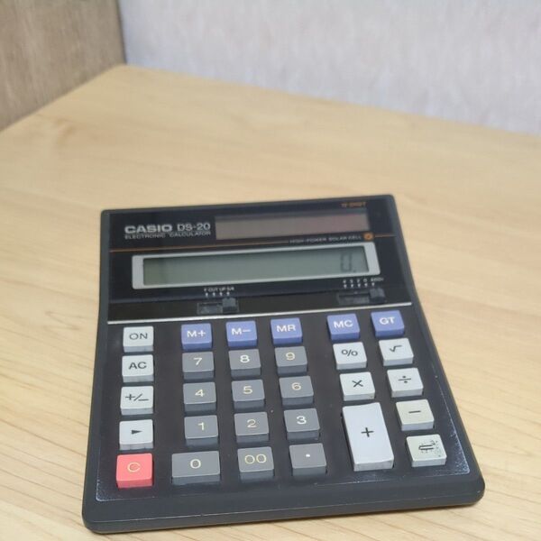 CASIO カシオ DS-20 電卓 動作保証 当時物fish