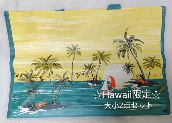 新品 未使用☆ハワイ限定☆コストコ エコバッグ 大小2点セット ハワイ