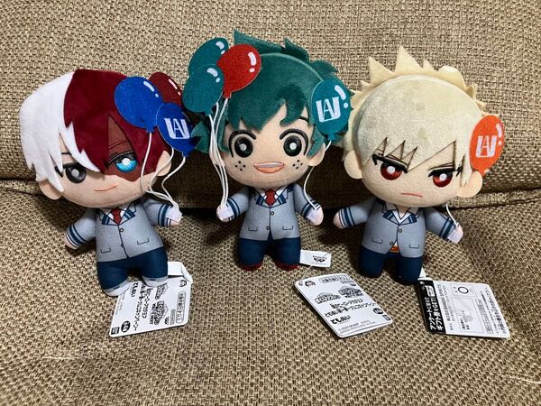 僕のヒーローアカデミア ともぬい ナムコ限定品 デク 轟 爆豪