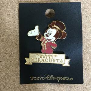 Disney pin badge Mickey hotel Mira ko start limitation TDS* beautiful goods * rare 