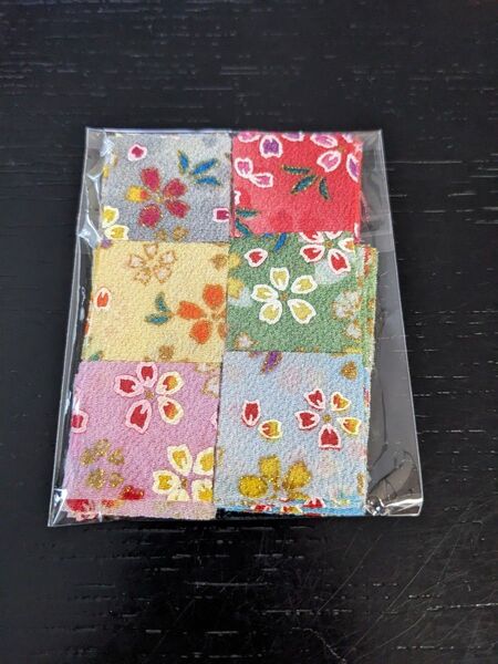 一越ちりめんつまみ細工カット布(桜ほのか)
