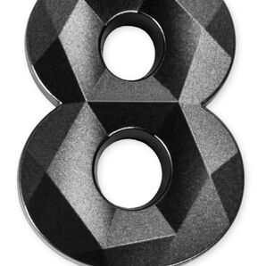 数字キャンドル ダイヤキャンドル ケーキ ろうそく 誕生日 キャンドル ナンバーキャンドル 装飾の長さ:約7㎝ ブラック 数字:8