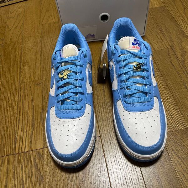 ナイキ NIKE バイユー by you エアフォース1 ロー low unc ユニバーシティブルー 28.5センチ 新品未使用