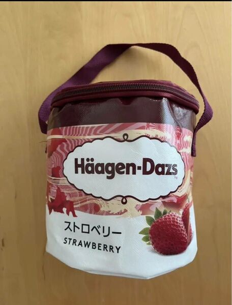 ☆新品 ハーゲンダッツ ストロベリー 保冷バッグ クーラーバッグノベルティ グッズ