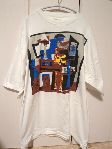 Pablo Picassoパブロ ピカソ (三人の音楽家)Tシャツ 90s USA XL