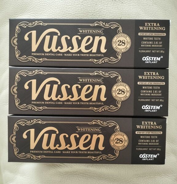 VUSSENビューセン美白ホワイトニング歯磨き粉
