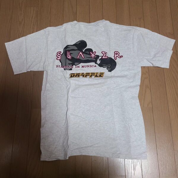 スレイヤー × GRAPPLE Diabolus in Musica Tシャツ バンドT usa製