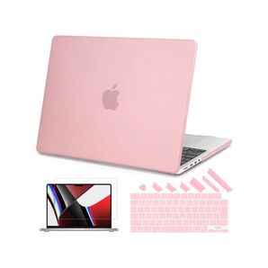 MacBook Pro 14 インチ ケース ピンク キーボード 液晶保護 クリア カバー マックブック