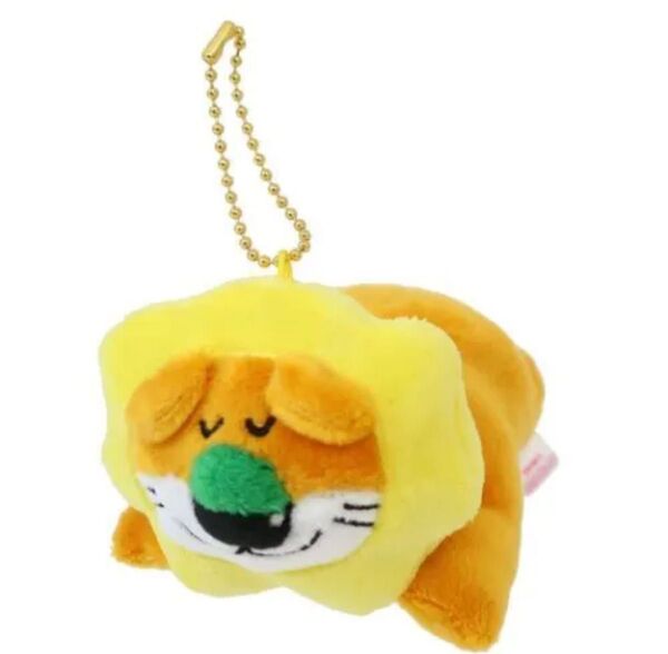 たべっ子どうぶつ マスコット ぬいぐるみチェーン すやすやシリーズ らいおん