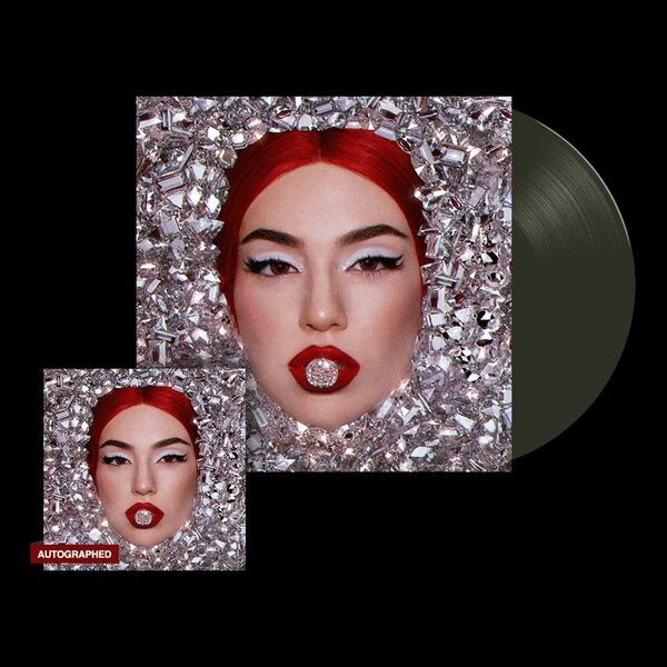AVA MAX DIAMONDS & DANCEFLOORS Ice black Vinylレコード LP signed LP