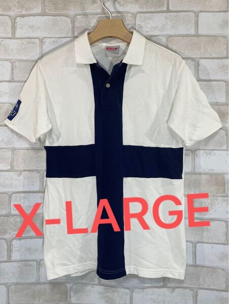 【X-LARGE】エクストララージ ゴリラロゴ 半袖ポロシャツ
