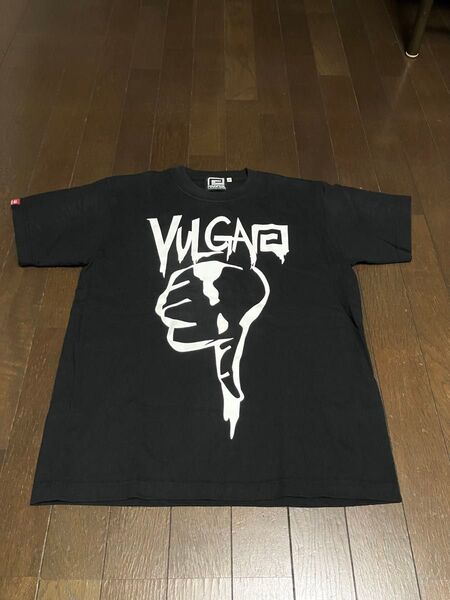 セール!★REVERSAL★カッコイイ!rvddw VULGARロゴTシャツ(小・黒)