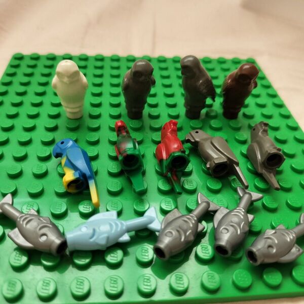 レゴ LEGO 魚 オウム フクロウ