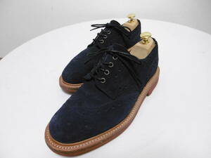 MARK MCNAIRY　マークマクナイリー　ウイングチップシューズ　レザーシューズ　リッジウェイソール　ENGLAND製　サンダースメイド　US7