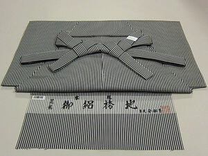 上質な逸品　夏物　新品【御仕立上】　正絹　米沢織　絽高級袴　馬乗り型　毘龍　安部吉②