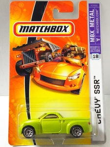 シェビー SSR トラック/黄緑/マッチボックス/Chevy SSR/Yellow-Green/Matchbox/