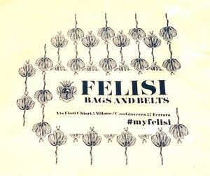 【ファン必携】Felisi フェリージ ミラノ店 大きなエコバッグ 非売品 現品限り Felisi Milano big tote not for sale 米店 大型棉保袋，