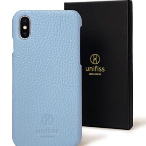 iPhone Xs/X ケース 対応 ワイヤレス充電対応 PU レザー スマホケース 携帯ケース スマホカバー ブルー 青 BL