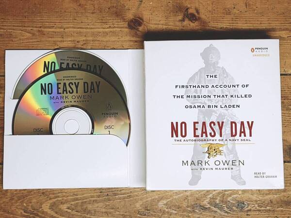 英語朗読CD全集!! アメリカ最強の特殊戦闘部隊が「国家の敵」を倒すまで NO EASY DAY CD全6枚揃 検:対テロ戦 ビンラディン暗殺作戦 戦争