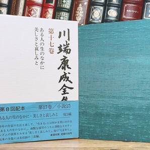 絶版!! 「川端康成全集 第十七巻 美しさと哀しみと 等」 検:佐藤春夫/夏目漱石/谷崎潤一郎/芥川龍之介/太宰治/三島由紀夫/堀辰雄/森鴎外