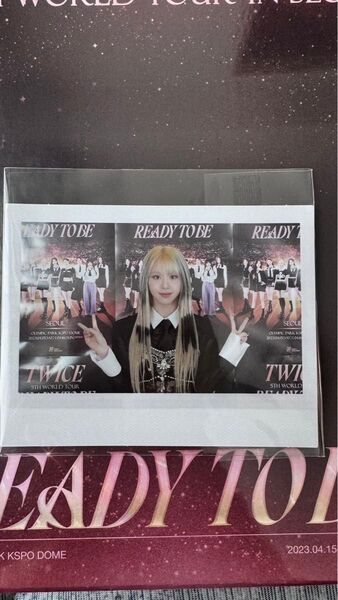 TWICE チェヨン DVD特典 ポラロイド