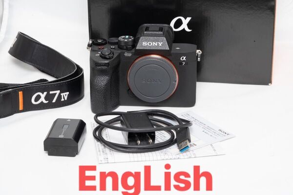 ENGLISH ソニー SONY α7Ⅳ ILCE-7M4 ボディ(sony a7Ⅳ)